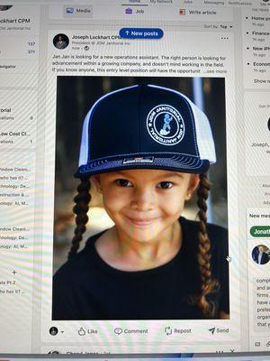 One of our youngest, but most opinionated team members.