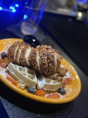 Chicken and waffles