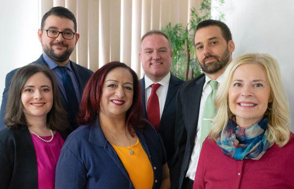 Our 6 disability attorneys, Melissa Yasinow, Matthew Shupe, Mira Chopra, Chad Delesk, Mark Dlugopolsky, Paulette Balin