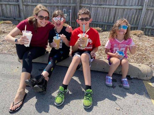 Our first taste of deliciousness!!