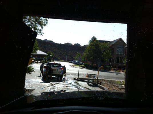 Coming out of the wash