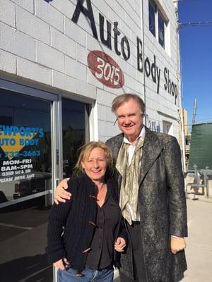 This is Stacy, glenn's wife and office manager.