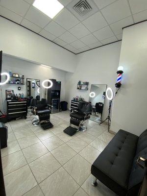 Professional Barbers in a Private Barber Suite providing full barbershop services. Experienced in all hair types.