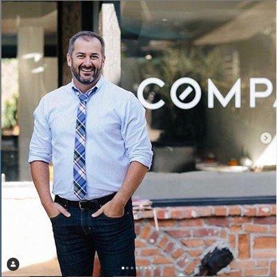 Chris Tebbutt outside his office at Compass.