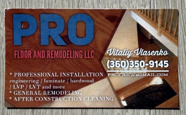 Pro Floor and Remodeling