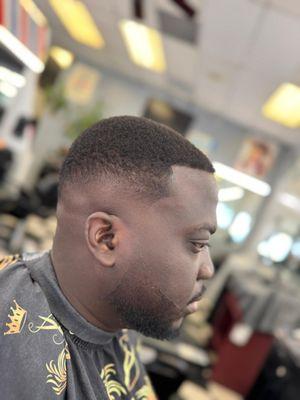 Skin fade men hair cut