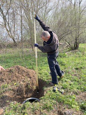 Septic system inspection in Byron Center, Michigan