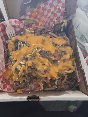 Carne asade fries i add extra at home