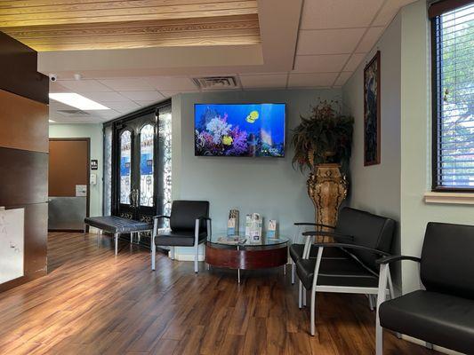 Beautiful reception area