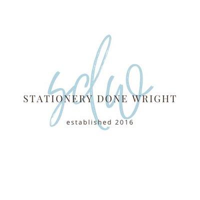 Stationery Done Wright