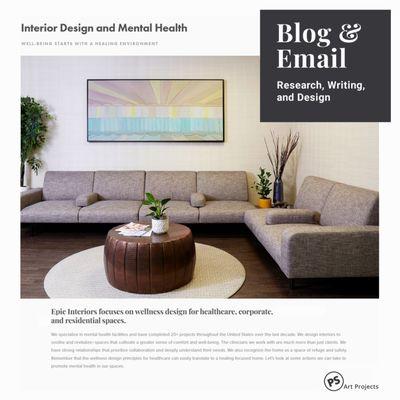 We provide blog research, writing, and design services.