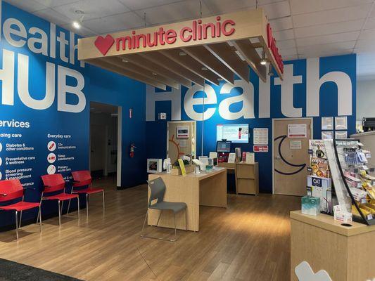 MinuteClinic waiting area