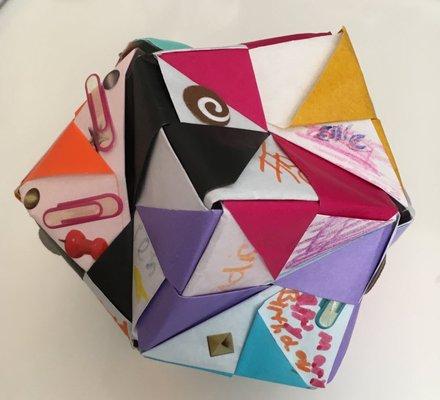 Ben directed each kiddo in making a piece of this keep sake