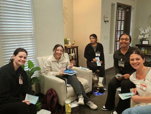 Dental assisting students are excited to learn here! #Students #Dentistry #Learning