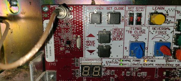 Lliftmaster circuit board