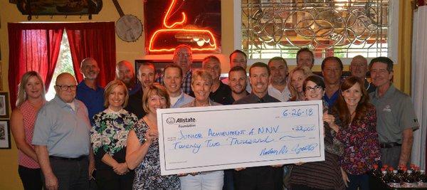 Allstate Foundation grant benefiting Junior Achievement of Northern Nevada