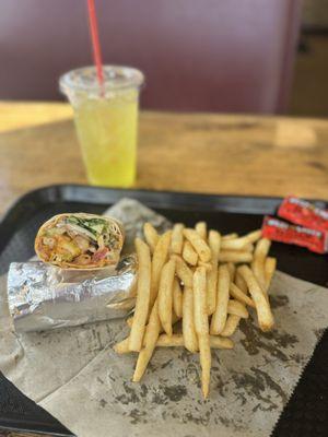 Chicken Kabob sandwich