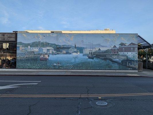 19th Century Napa River Mural, 1000 Main Street, Napa