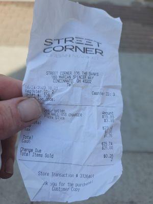 Street Corner Market At The Banks