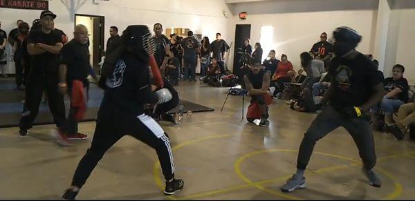 OGE representing in Stockton, CA escrima tournament.