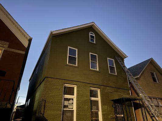 And we were finished in the same day