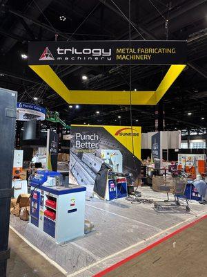 Square Trade Show Hanging Sign