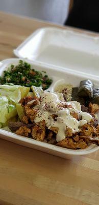 Lamb/chicken shawarma bowl