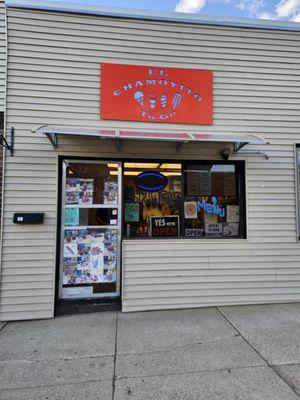 Exterior View of El Chamoyito To-Go Order at the door.