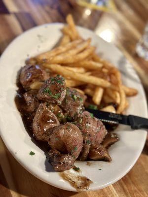 Steak Bites with Fries