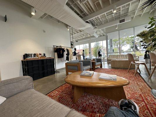 Customer waiting area (aka lounge)