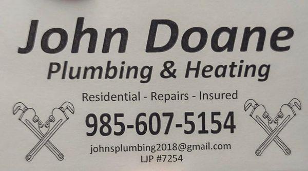 John Doane Plumbing Repairs