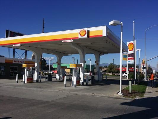 It is a SHELL now; new tanks summer 2014. Very clean burning gas, no sign of corn oil. My Suburban+Sequoia are running great.