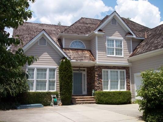 Free power washing with any ext paint job