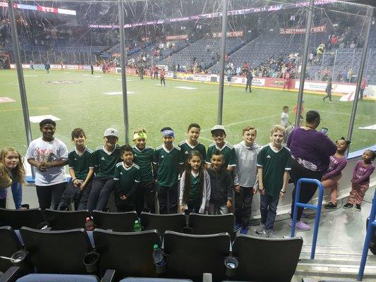 Great soccer club team! Family Fun Night