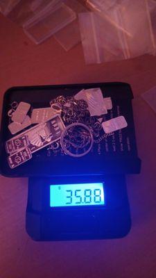 Some 925 most 999 sterling silver