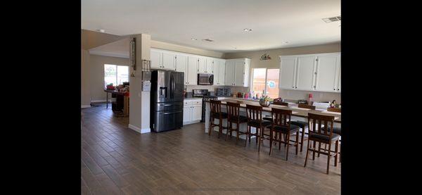 Highly recommend M&S Painting. Fabulous job on our kitchen cabinets and walls.