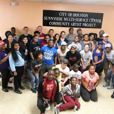 Coming together as one to serve! #HoustonStrong