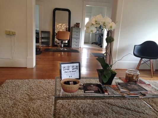 Inside beautiful SalonTrose