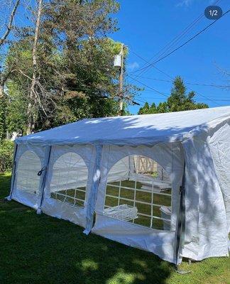 20 X 20 Frame Tents (side walls optional)
