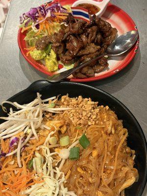 BBQ Pork and Pad Thai
