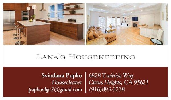 Lana's Housecleaning