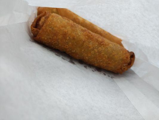 Chicken Egg Roll and Large Vegetable Egg Roll