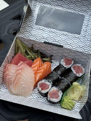 Sashimi lunch