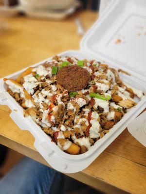 Chicken Platter (Added Falafel)