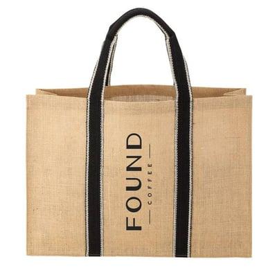 Jute tote mockup