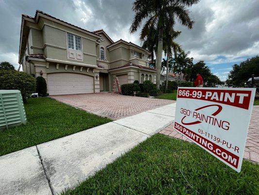 360 Painting of Coral Springs