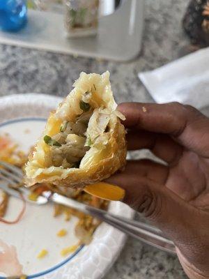 Shrimp Egg Roll inside