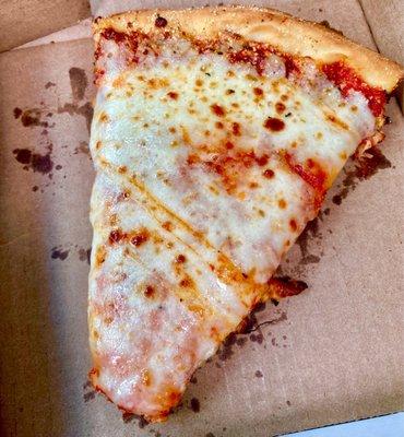 Slice of cheese pizza