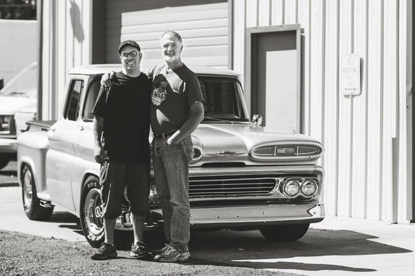 Levi and his Dad, Brad