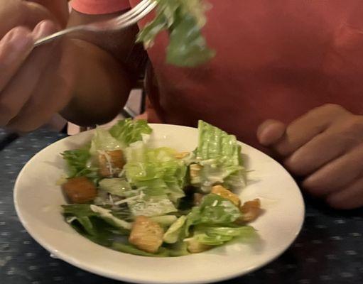 Caesar salad freshness!
